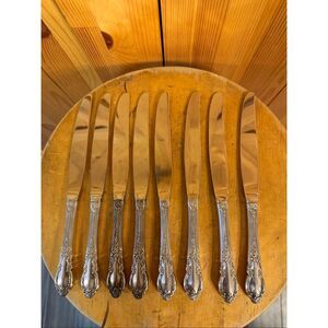 Oneida Rogers 1881 Ltd Enchantment  Lot Of 8 Knives (7243)